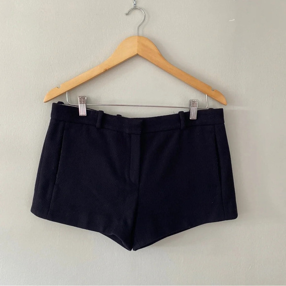 Joseph Navy Matt Shorts in Military Wool Size 40 = US 8 - Picture 1 of 6